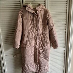 Pink Abercrombie Puffer